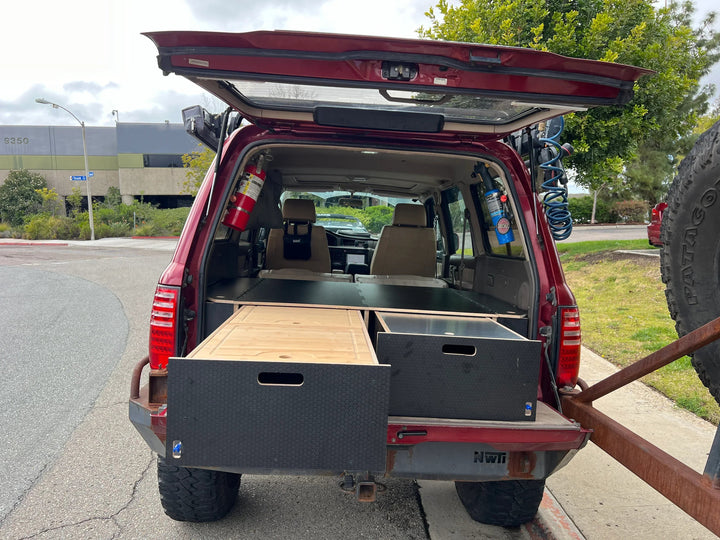 Land Cruiser 80  | Dual Drawer Storage System & Bed Platform | 1990–1997 Toyota LC80