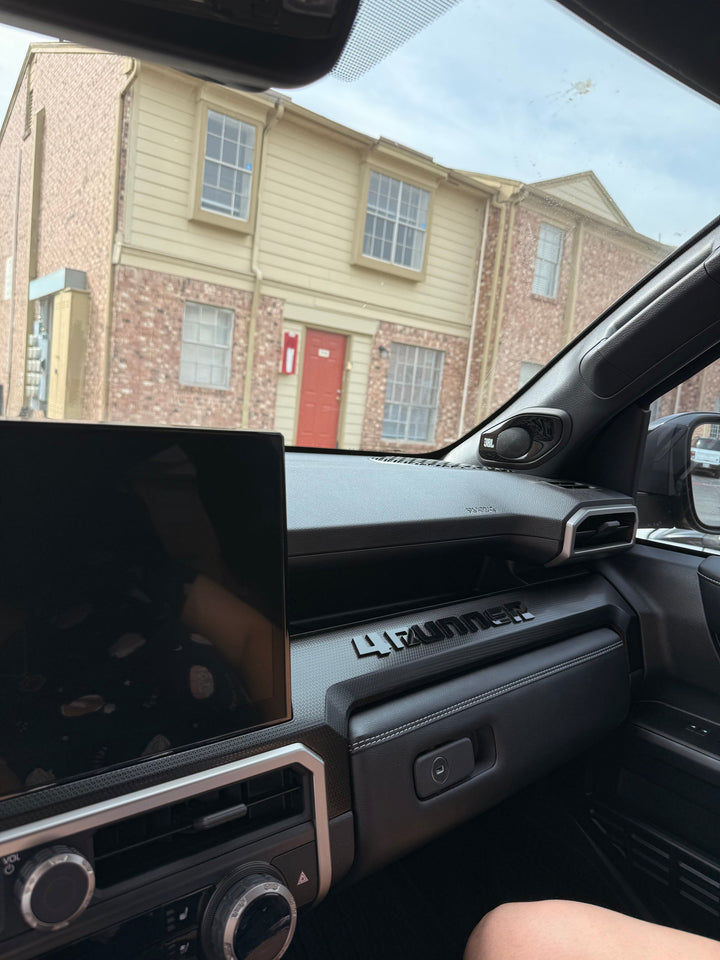"4RUNNER" Dash Letters with Template - 2025+ 4Runner