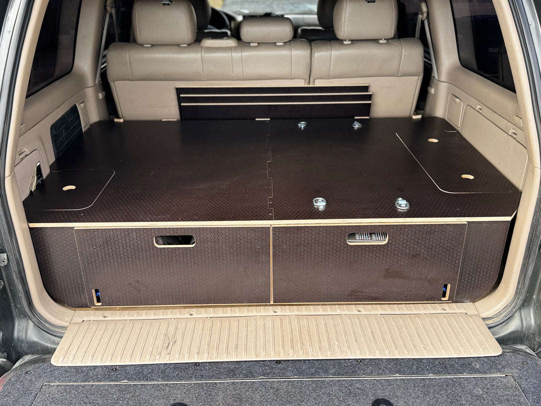 Land Cruiser 100 | Dual Drawer Storage System & Bed Platform | 1998–2007 Toyota