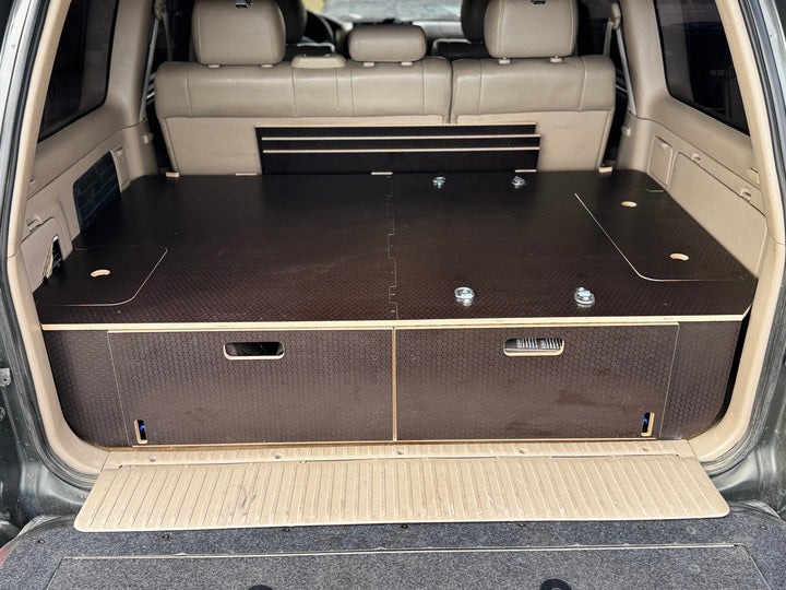Land Cruiser 100 | Dual Drawer Storage System & Bed Platform | 1998–2007 Toyota