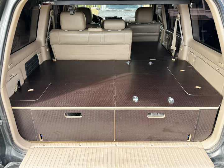 Land Cruiser 100 | Dual Drawer Storage System & Bed Platform | 1998–2007 Toyota