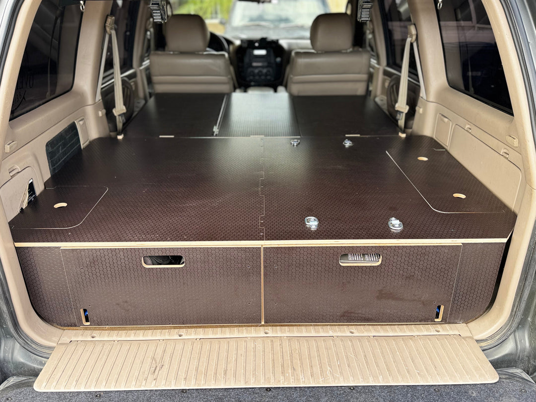 Land Cruiser 100 | Dual Drawer Storage System & Bed Platform | 1998–2007 Toyota