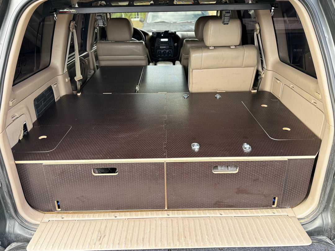 Land Cruiser 100 | Dual Drawer Storage System & Bed Platform | 1998–2007 Toyota