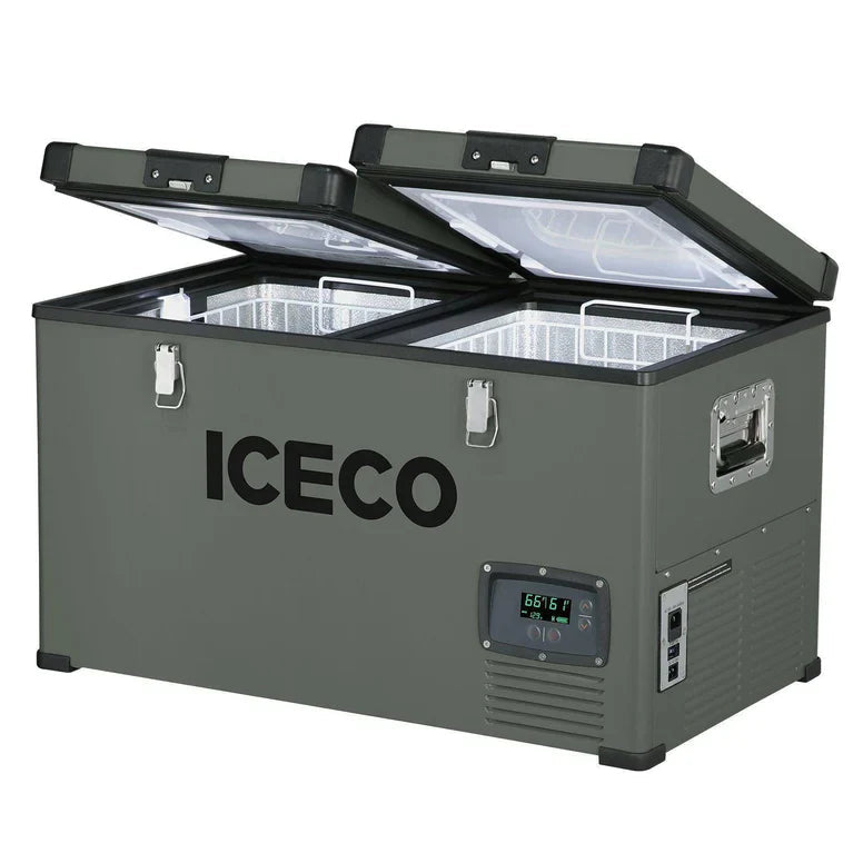 ICE CO VL60 Dual Zone Metal Freezer with Cover 60LT