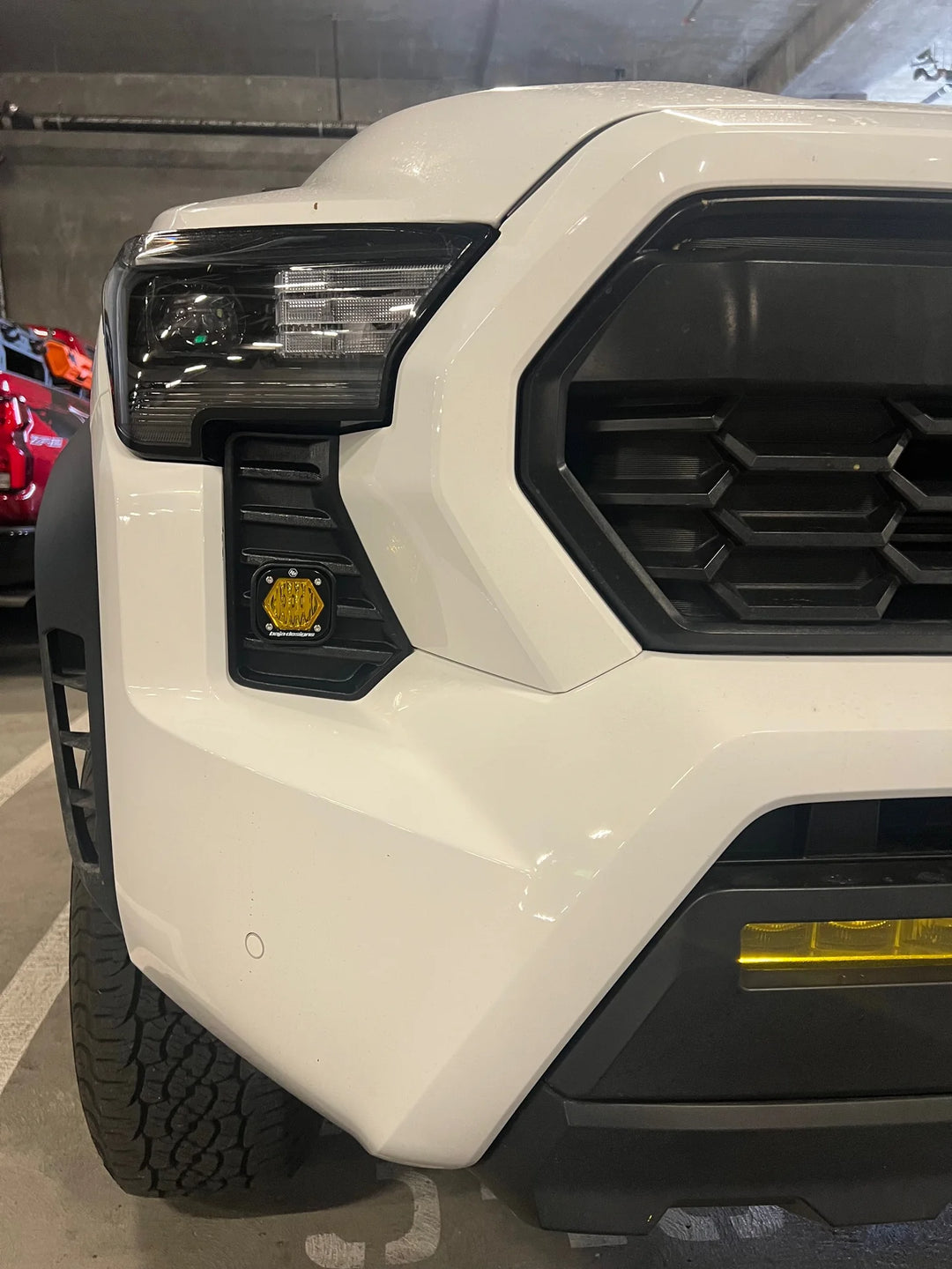 Baja 686 Industries LLC S1 Led vent cover (Gloss Black) + Baja Design S1 Auxiliary Ligh POD Pair for Tacoma (2024+)