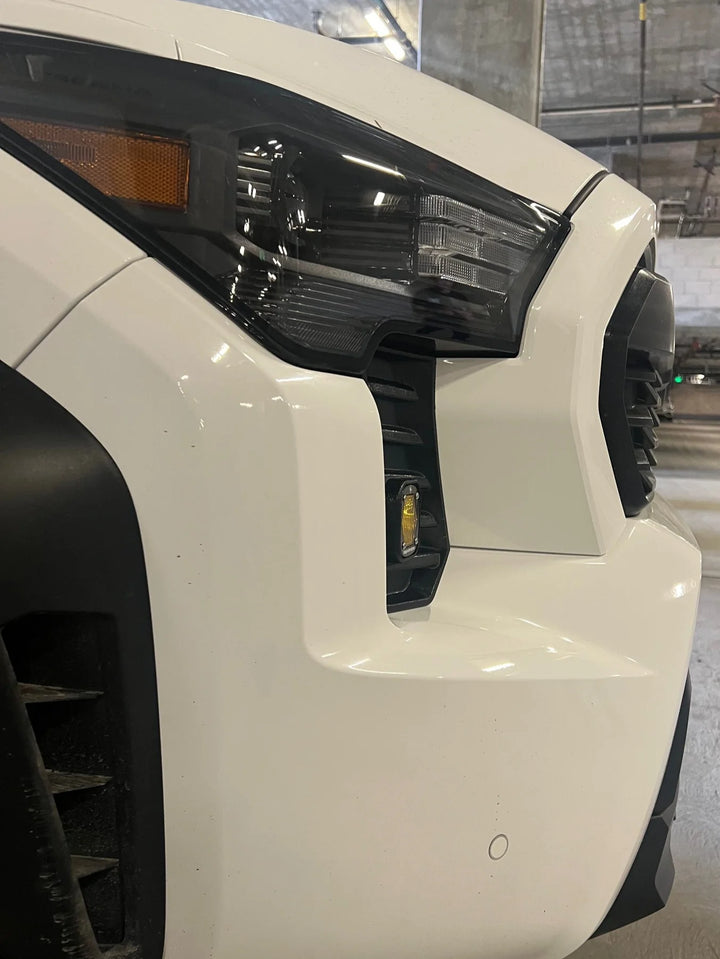 Baja 686 Industries LLC S1 Led vent cover (Gloss Black) + Baja Design S1 Auxiliary Ligh POD Pair for Tacoma (2024+)