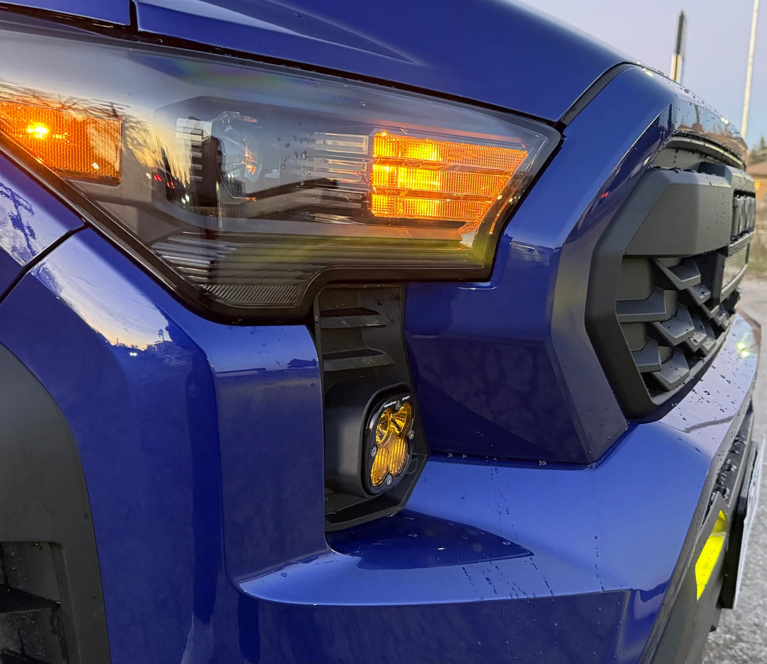 Baja 686 Industries LLC Baja Designs Squadron Led vent cover (ASA Matte Black) for Tacoma (2024+)