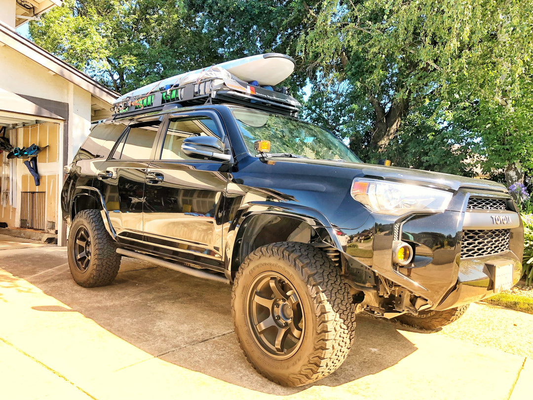 Cali Raised LED Trail Edition Bolt On Rock Sliders For 4Runner (2010-2024)