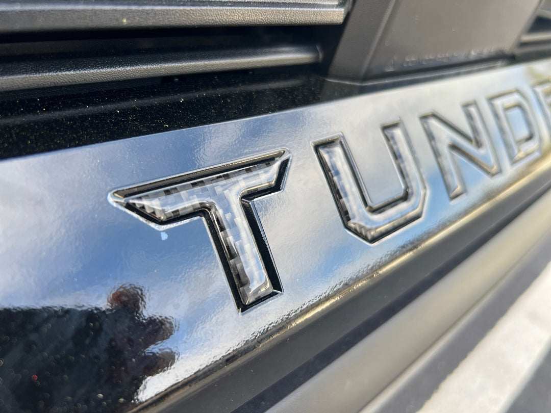 Tufskinz Lower Grille Letter Inserts Fits Tundra (2022+)