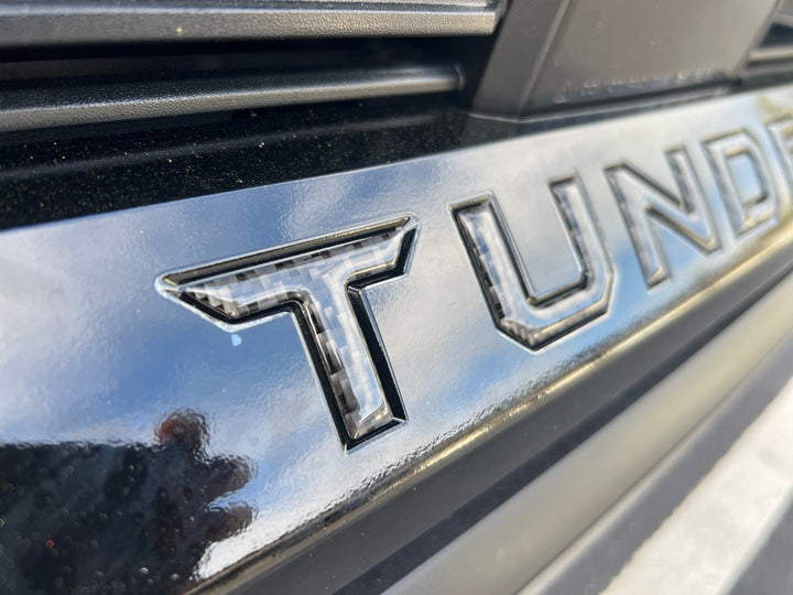 Tufskinz Lower Grille Letter Inserts Fits Tundra (2022+)