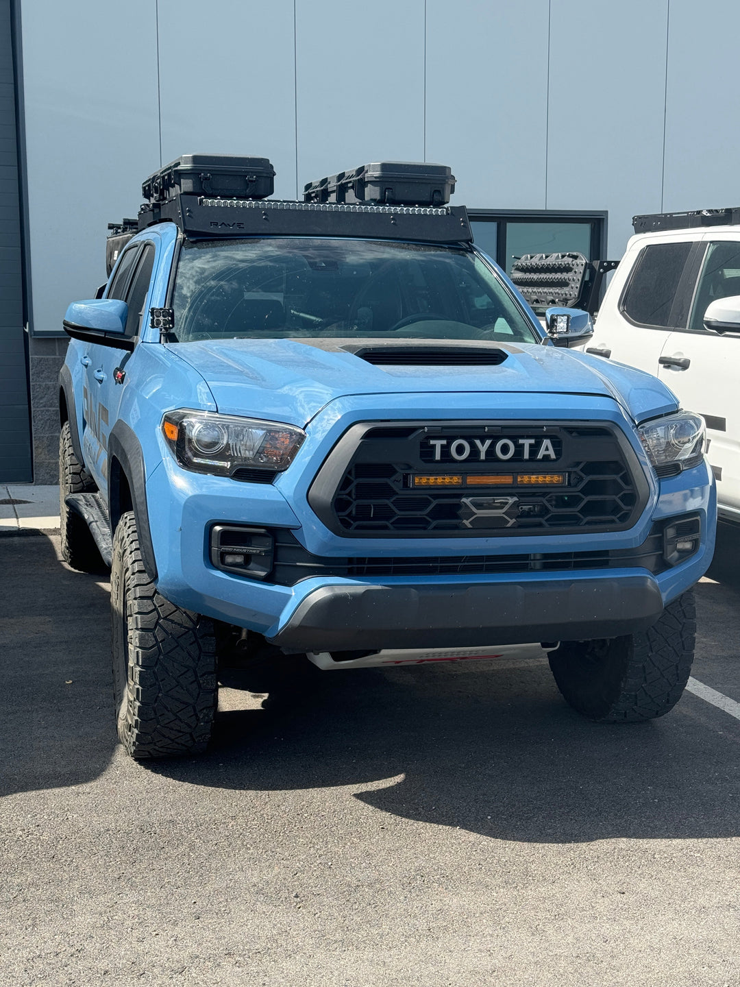 Rave Off Road TRD Pro Style Grille with Integrated Light Bar for Tacoma (2016-2023)