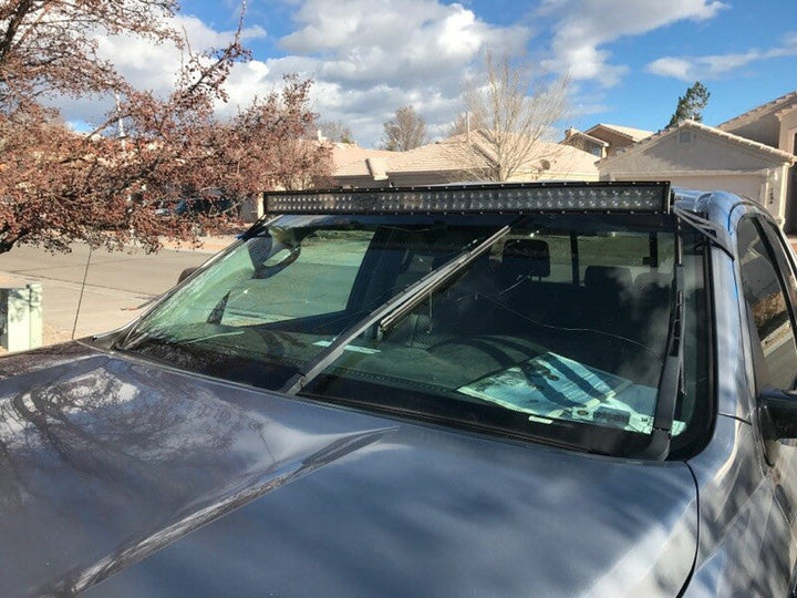 Cali Raised LED 52" Curved LED Light Bar Roof Brackets Kit For Tundra (2007-2021)