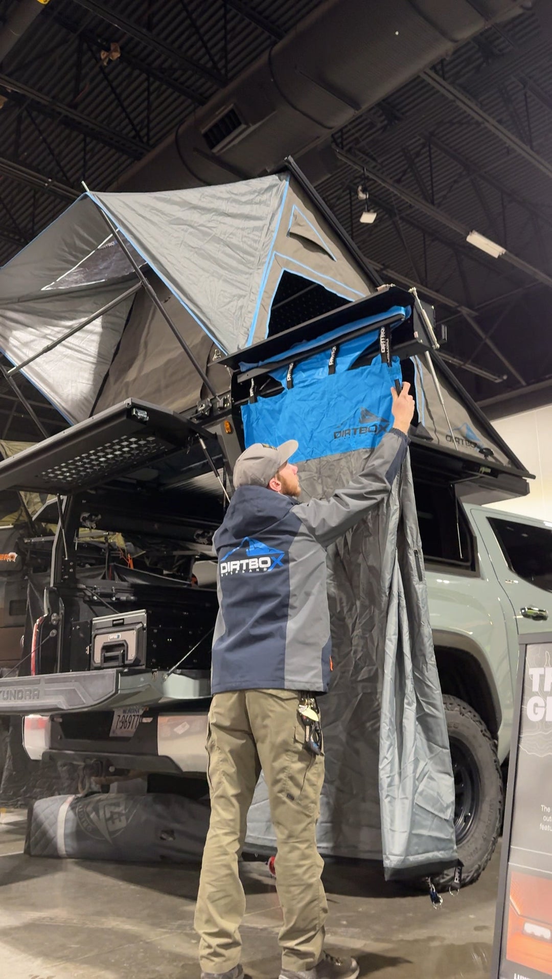 Hard Case Shower/Bathroom Awning