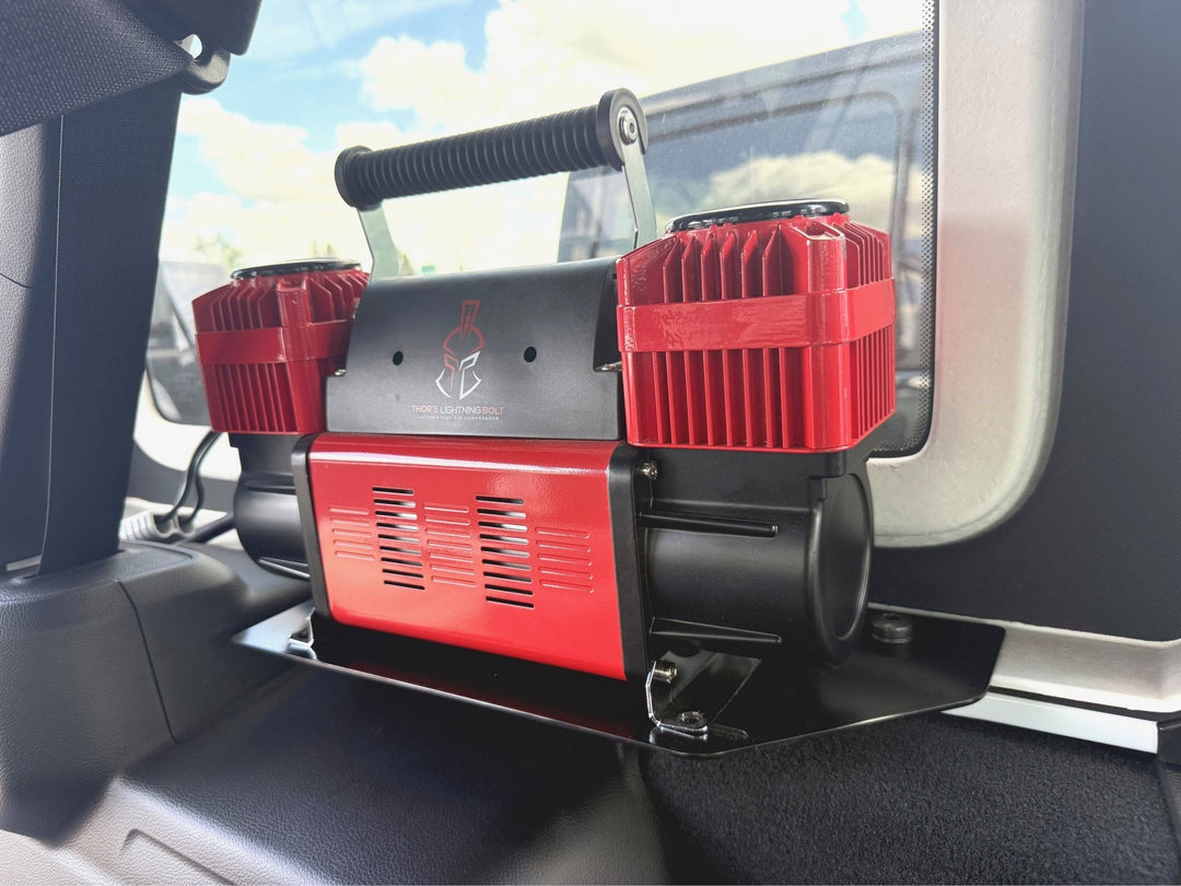 Thor’s Lightning Refuge MOLLE Air Compressor Mount for Jeep Wrangler JLU 2018–2026