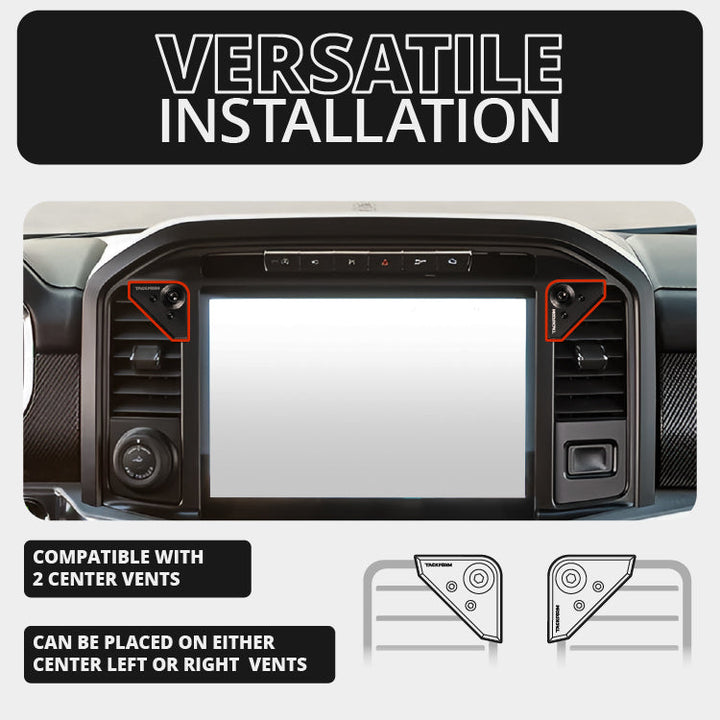 LINK™ Vent Mount Bracket With MagSafe Charging Phone Holder | Choose Your Arm Length | 2021-2026 Ford F-150/Raptor & 2023-2026 Ford Super Duty