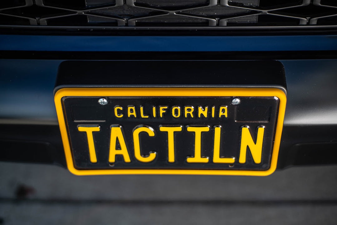 Tactilian Silicone Anti-Rattle, Anti-Scratch License Plate Holder