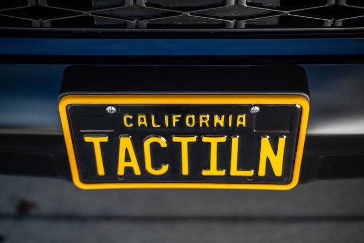 Tactilian Silicone Anti-Rattle, Anti-Scratch License Plate Holder