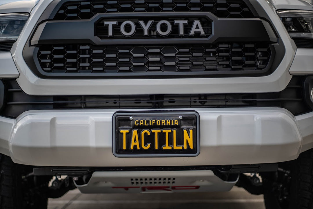 Tactilian Silicone Anti-Rattle, Anti-Scratch License Plate Holder