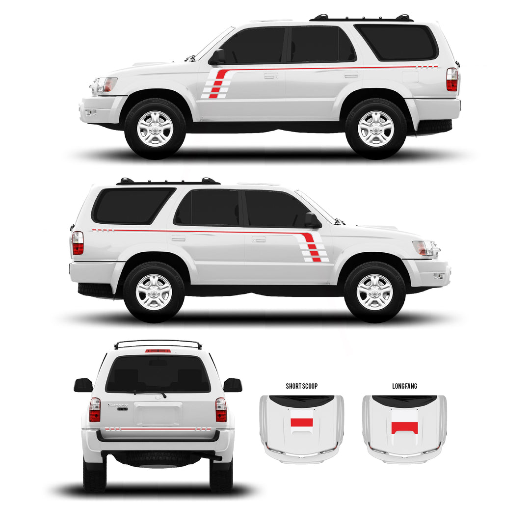 1996-2002 & 2003-2009 4Runner Checkered Stripe Kit