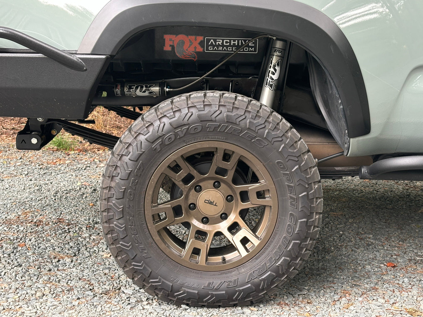 Archive Garage Shock Relocation - Trail Series - 2.0" x 12" to 14" for Tacoma (2005-2023)