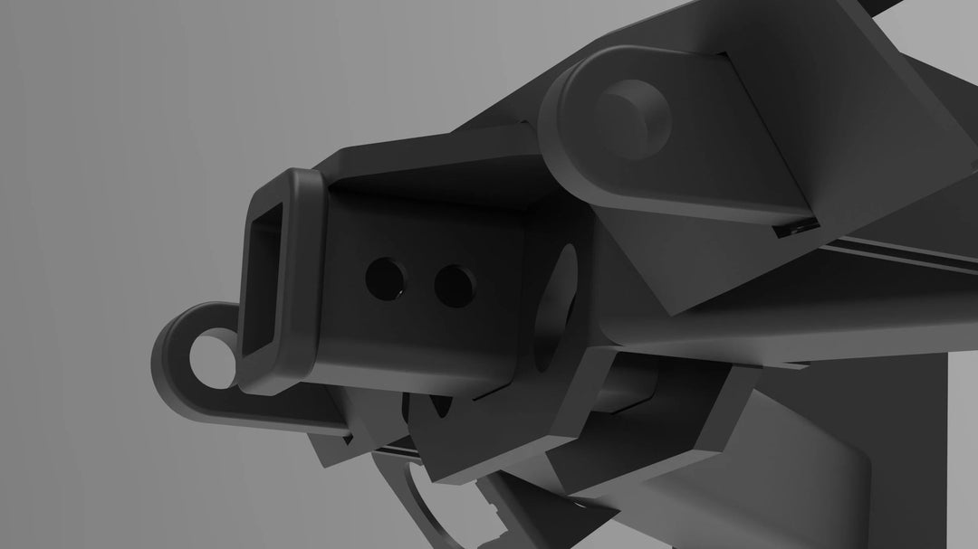 NYTOP Rear Tow Hitch Receiver Hybrid Bumper for GX460 (2014-2023)