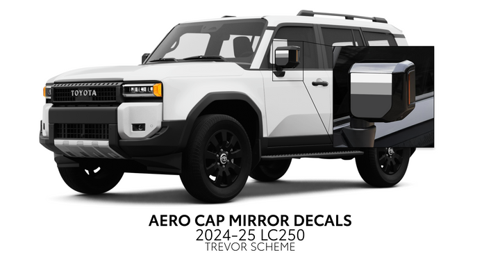 2024+ Land Cruiser 250 Aero Cap Mirror Decals