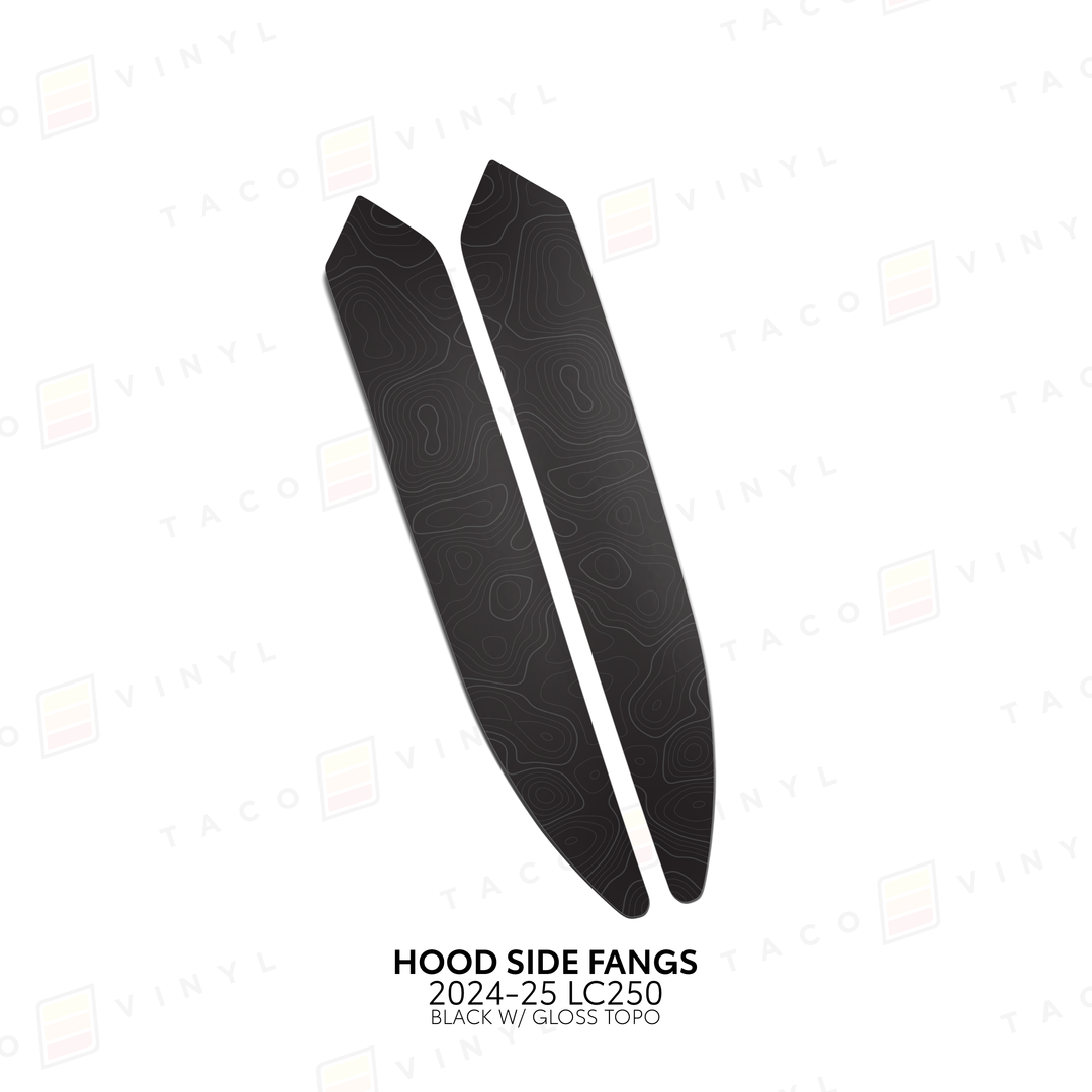 2024+ Land Cruiser 250 Hood Side Fangs