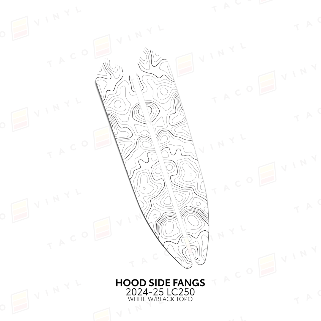 2024+ Land Cruiser 250 Hood Side Fangs
