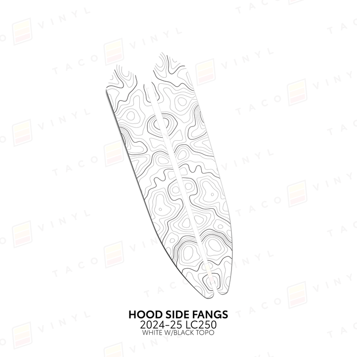 2024+ Land Cruiser 250 Hood Side Fangs