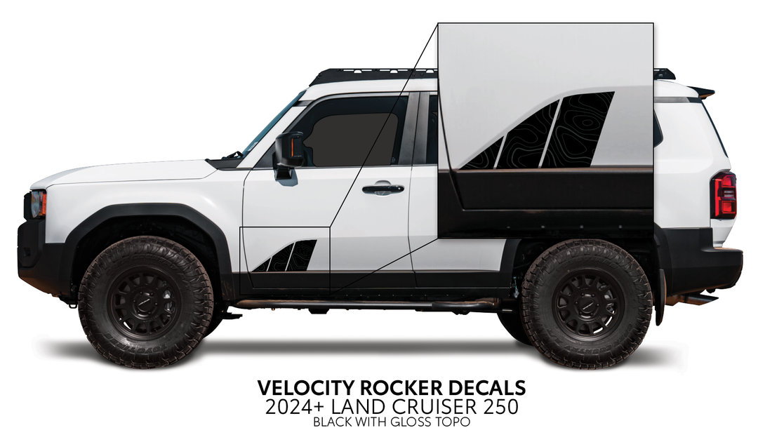 2024+ Land Cruiser 250 Velocity Lower Rocker Decals
