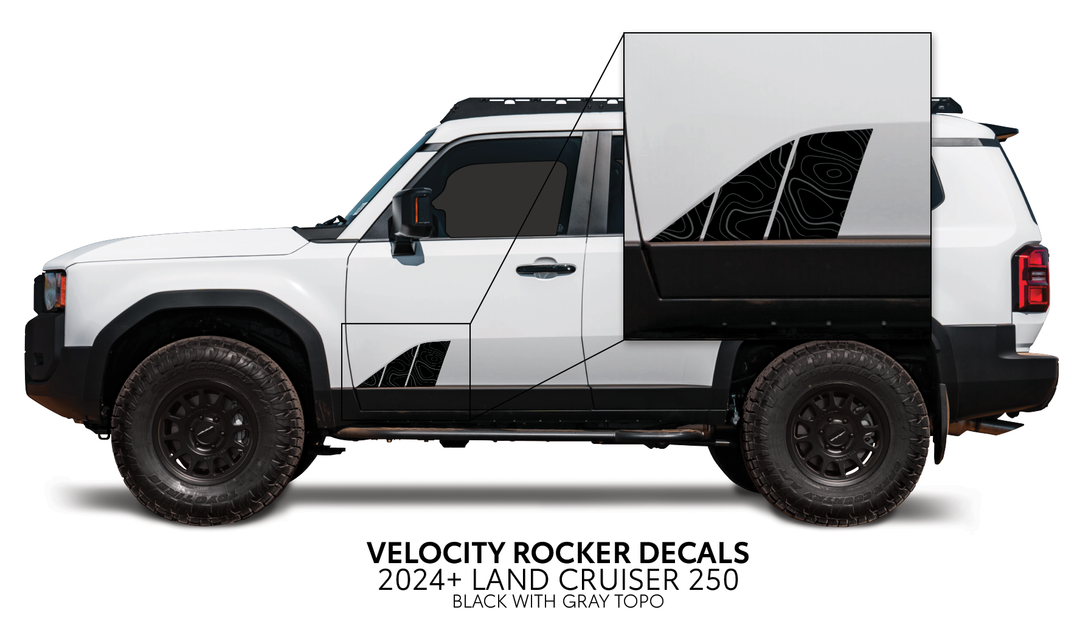 2024+ Land Cruiser 250 Velocity Lower Rocker Decals