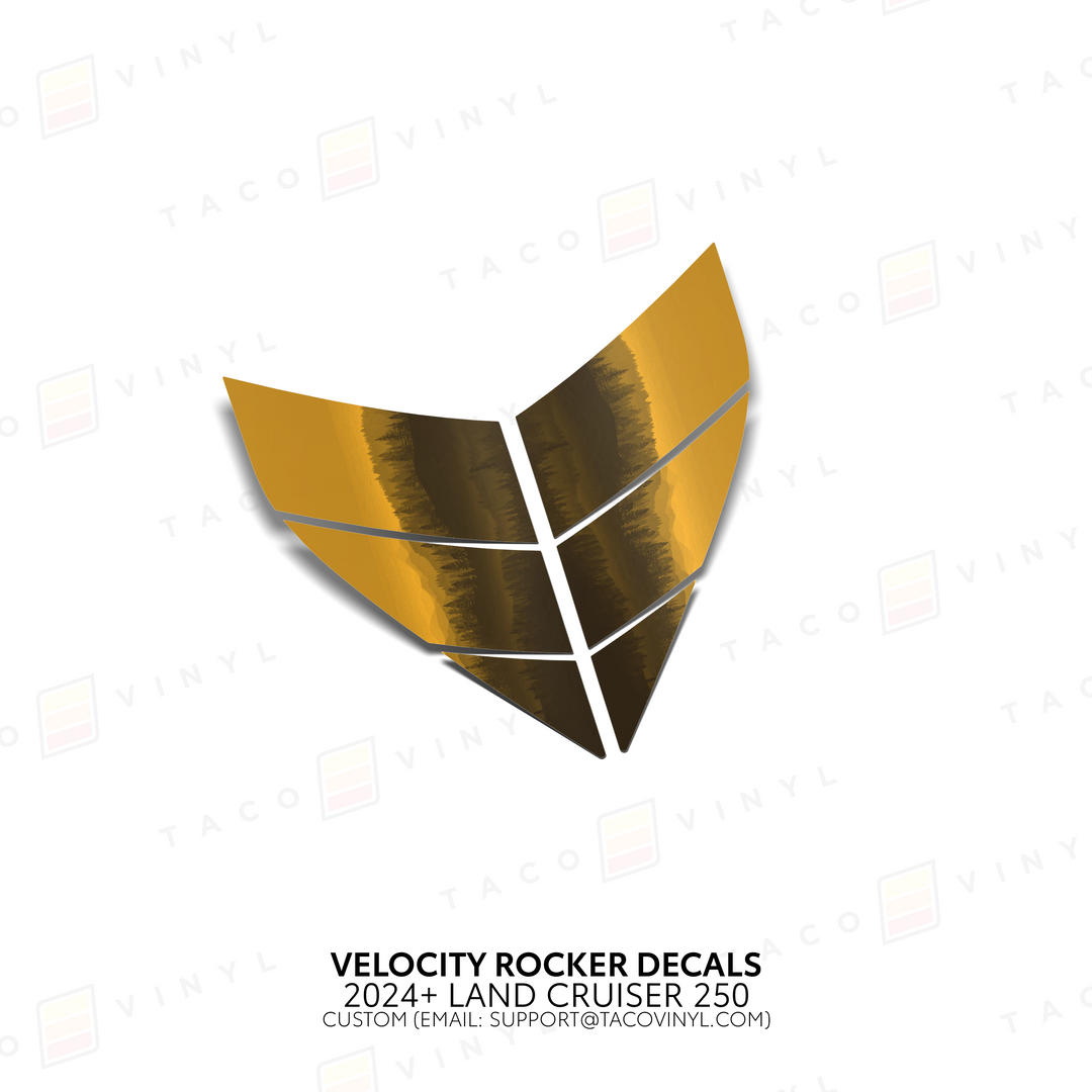 2024+ Land Cruiser 250 Velocity Lower Rocker Decals