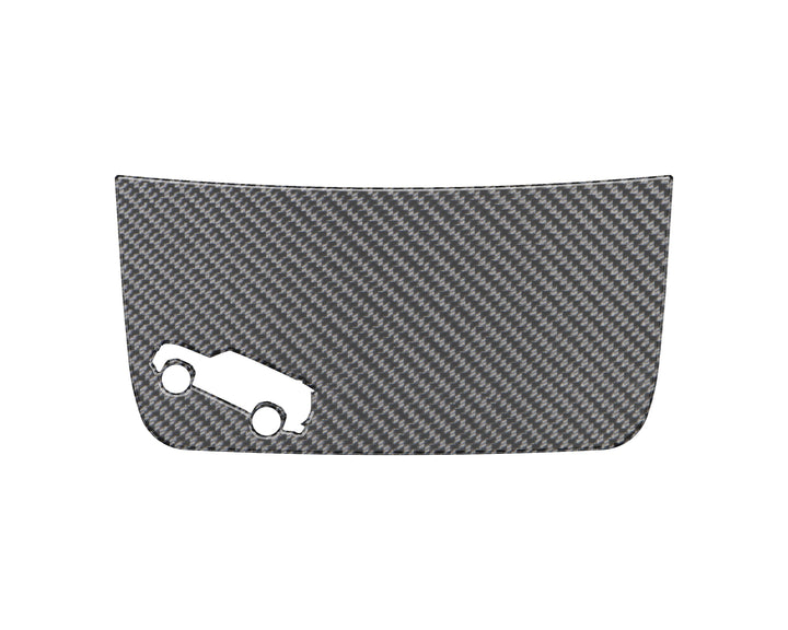 Rear Center Console Kick Plate Overlays Fits 2024-2027 Toyota Land Cruiser