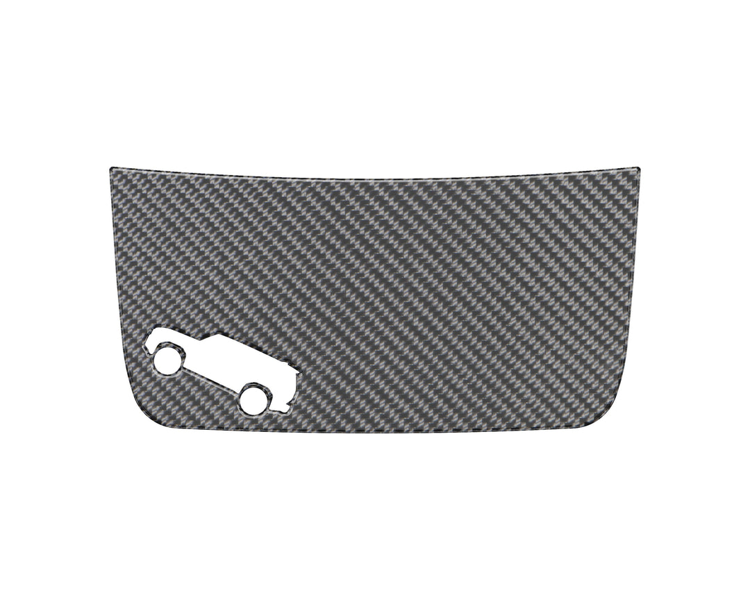Rear Center Console Kick Plate Overlays Fits 2024-2027 Toyota Land Cruiser