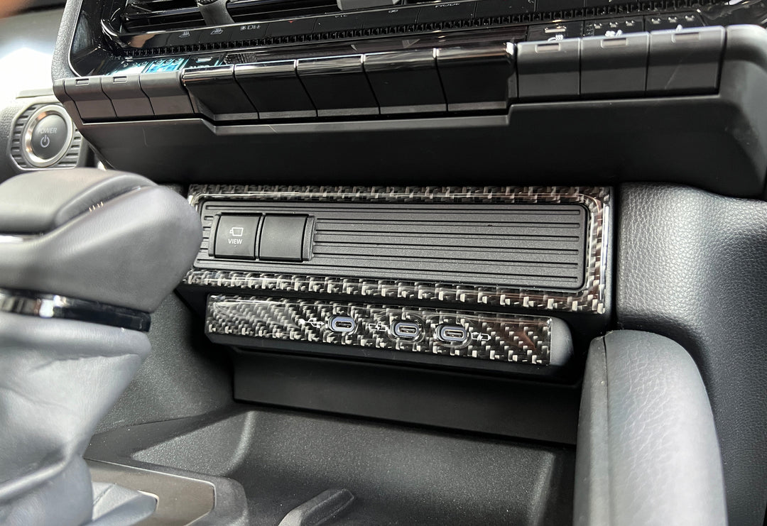 Charge Port Accent Trim Fits 2024-2026 Toyota Land Cruiser