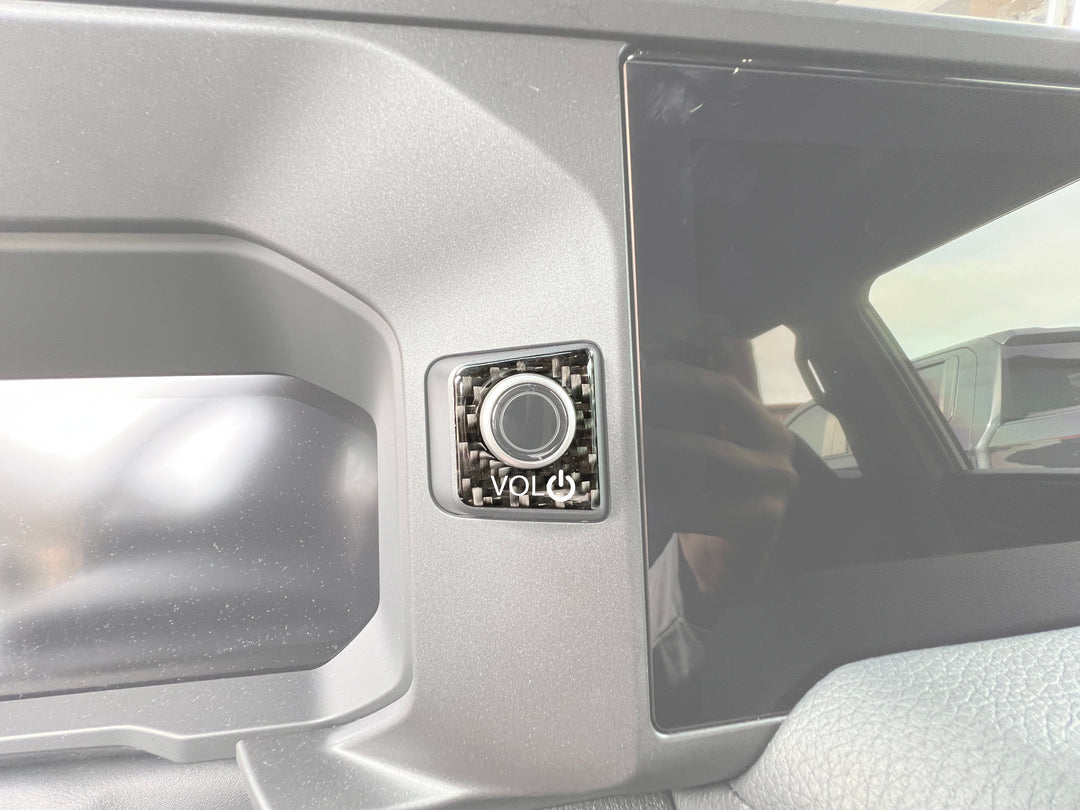 Volume Knob Accent Trim Fits 2024-2027 Toyota Land Cruiser