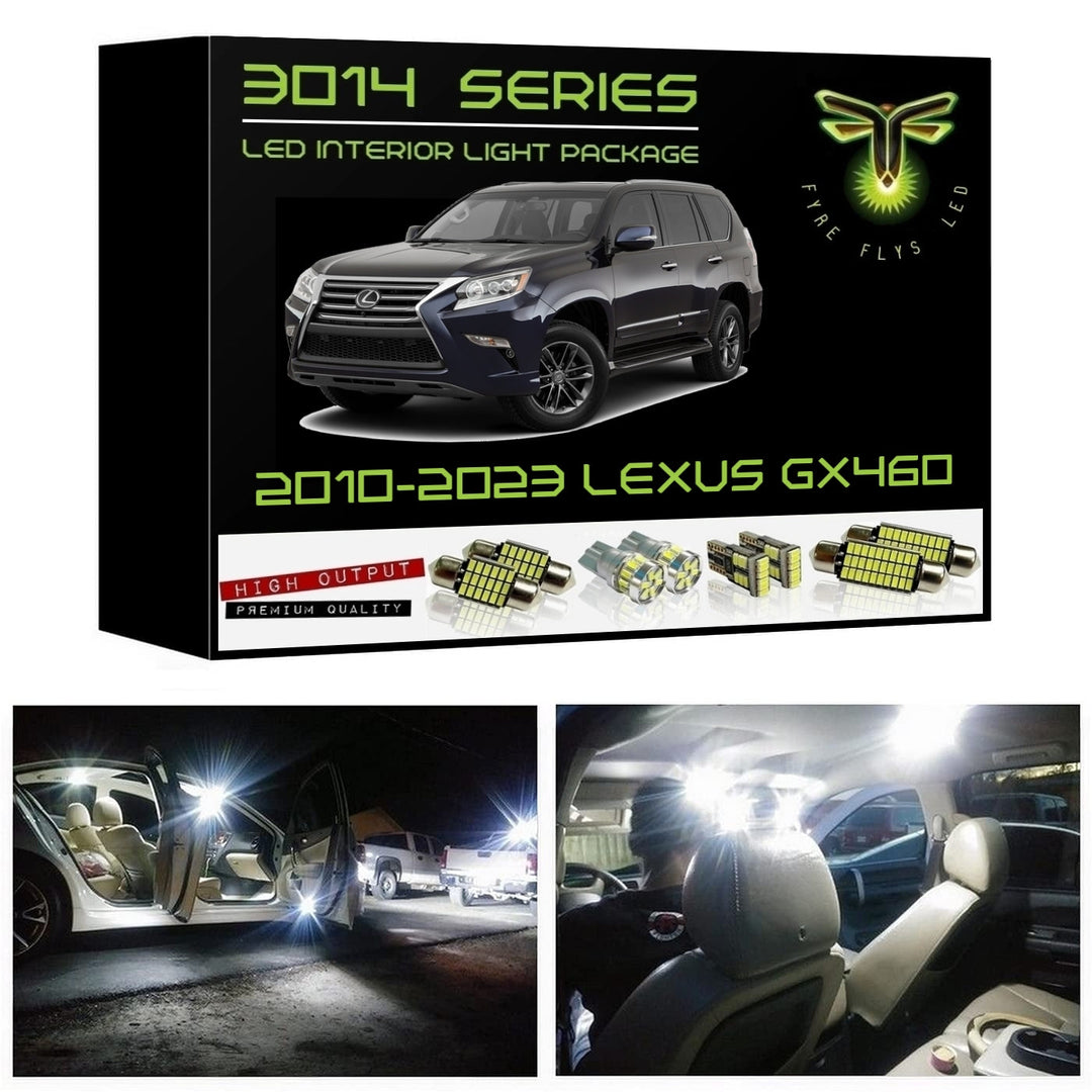 2010-2023 Lexus GX460 Super Bright LED interior light kit 3014 Series