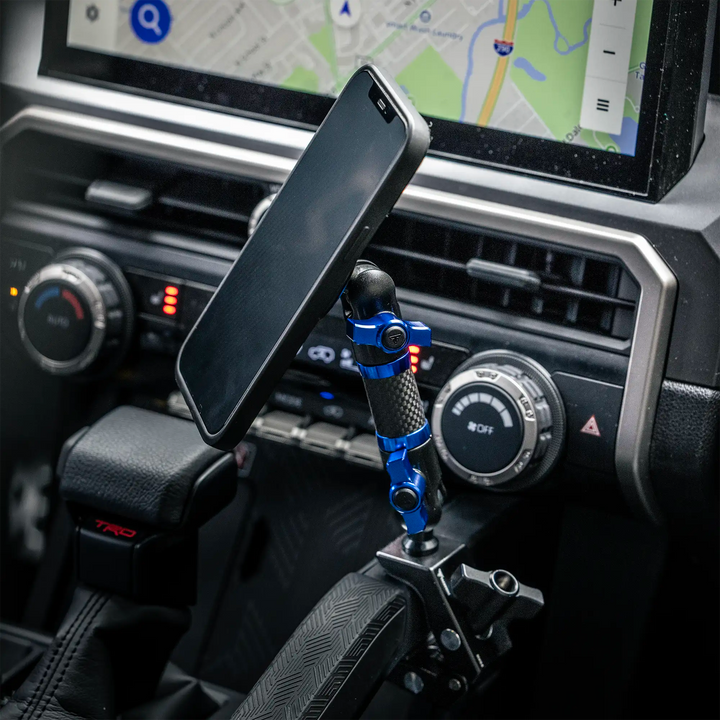 2024+ Toyota Tacoma & 2025+ Toyota 4Runner Passenger Side Grab Handle Mount with Qi2.2/MagSafe Charging & Cooling Phone Holder