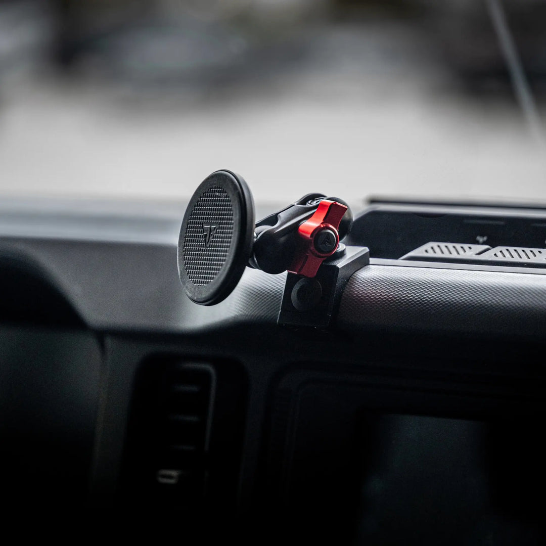LINK™ MagSafe Charging Phone Mount With Top Dash Clip | 2" Arm | 2021-2026 Ford Bronco | 6th Generation | (NOT FOR LEATHERETTE STITCHED DASH)
