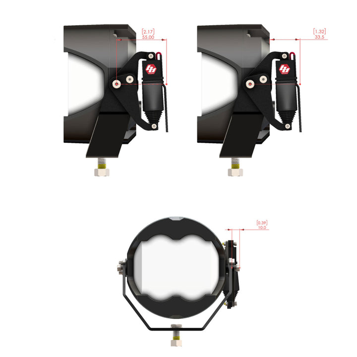 Baja Designs Reflex Light Actuator Kit– LP4/LP6/LP9/XL-M Housing - Universal