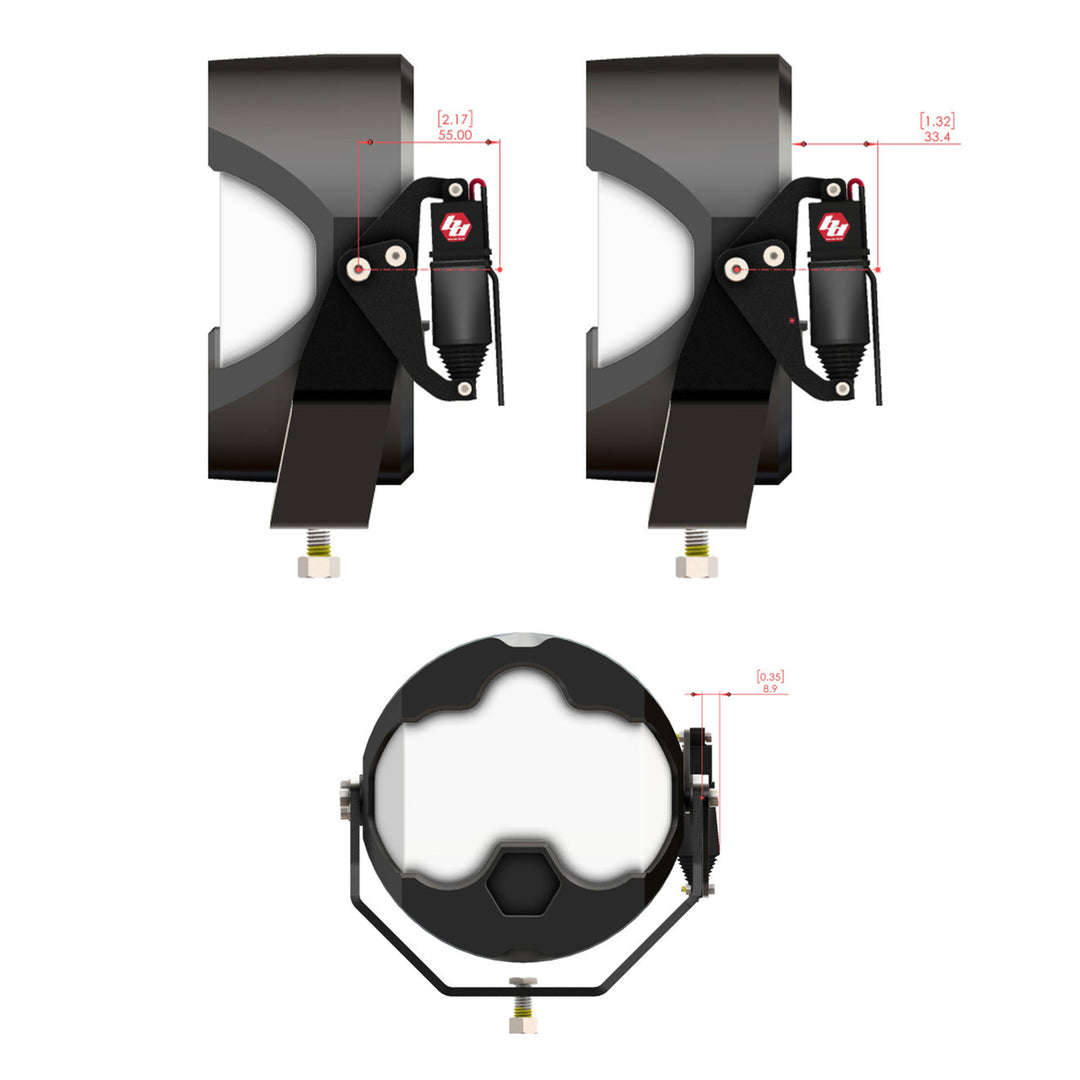 Baja Designs Reflex Light Actuator Kit– LP4/LP6/LP9/XL-M Housing - Universal