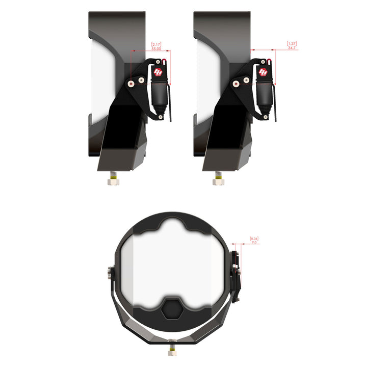 Baja Designs Reflex Light Actuator Kit– LP4/LP6/LP9/XL-M Housing - Universal
