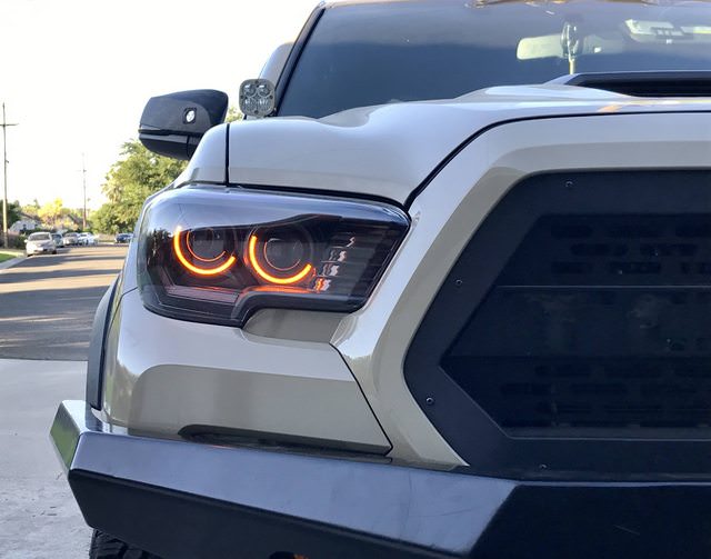 Meso Customs Headlight Trim Plates for Tacoma (2016-2023)