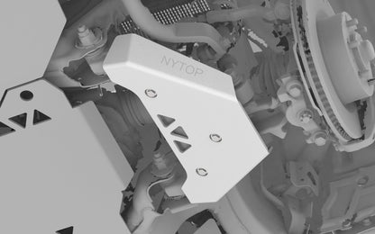 Nytop Lower Control Arm Skid Plate Kit for Land Cruiser & GX550 (2024+)