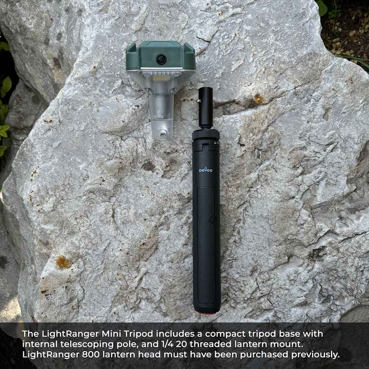 Devos Outdoor Mini Tripod with Quarter 20 Mount