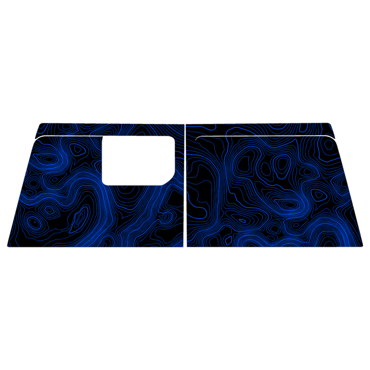 Topographic Map Premium Print Vinyl Rolls (3' or 6') - Matte Finish