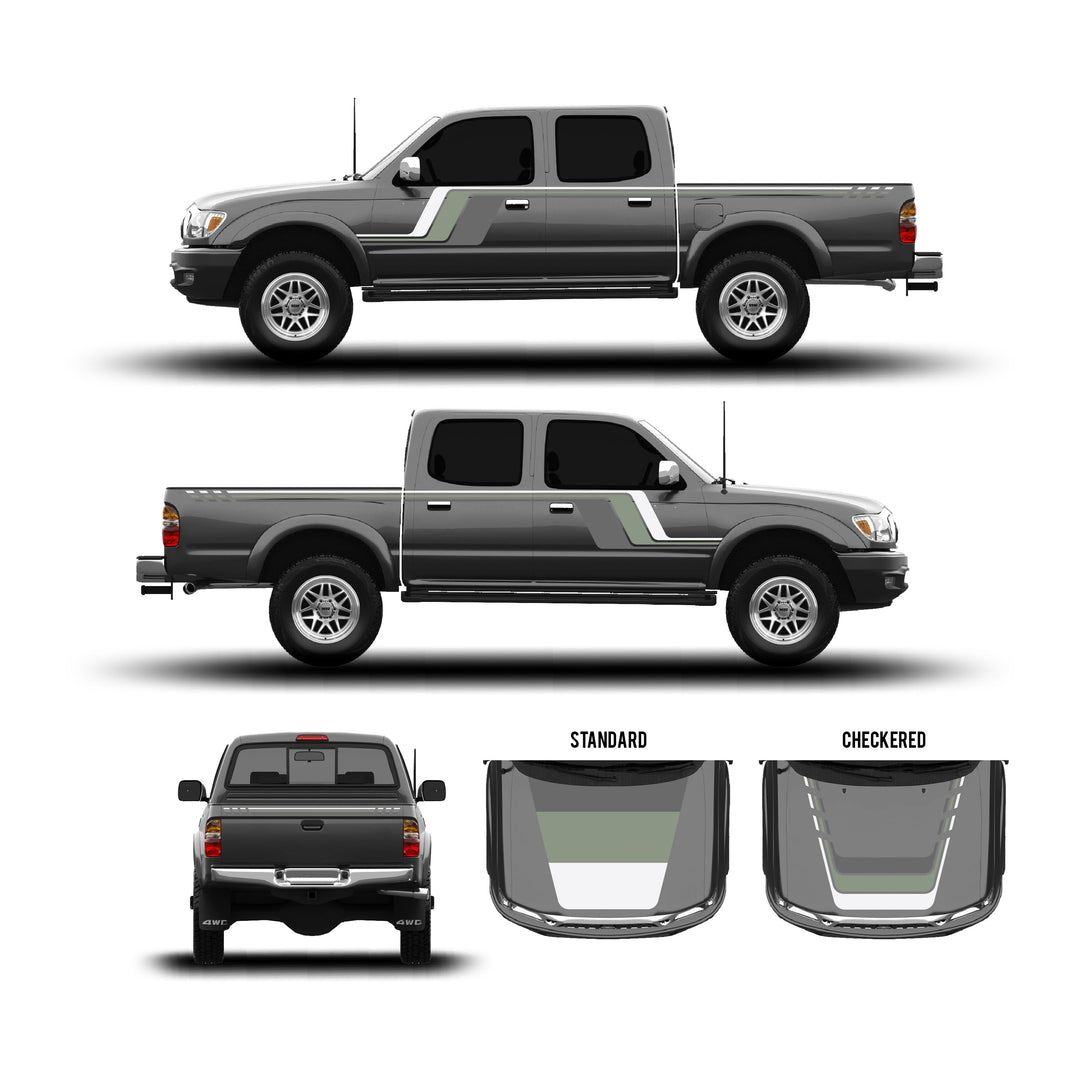 2001-04 Tacoma Checkered Stripe Kit