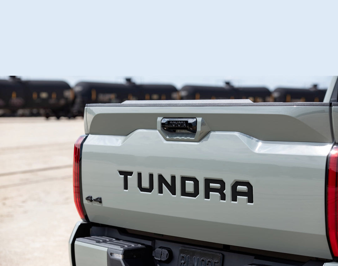 2022+ Tundra Tailgate Vinyl Letter Inserts