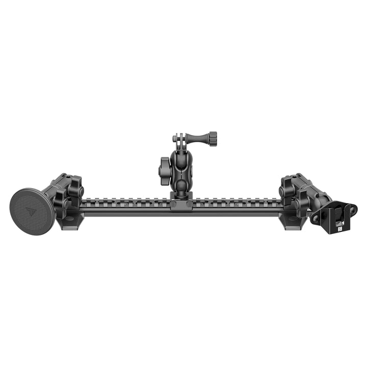 Tackform Assault Track Picatinny Dash Bracket With MagSafe Phone, GoPro/Action Camera, &  2-in-1 CB Mic Holder for 4Runner (2010-2024)