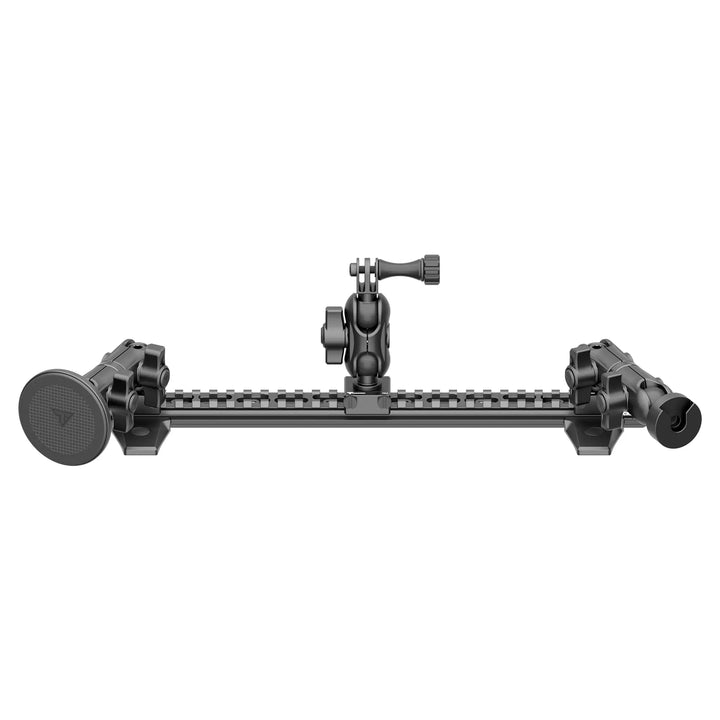 Tackform Assault Track Picatinny Dash Bracket With MagSafe Phone, CB Radio Microphone, and GoPro/Action Cam Holders for 4Runner (2010-2024)